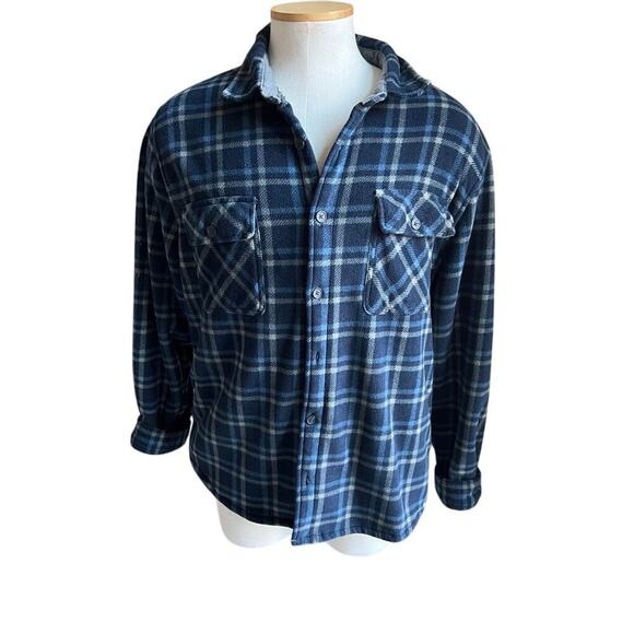 Men's Boston Traders fleece lined fleece shirt jacket size 2XL - Picture 1 of 6